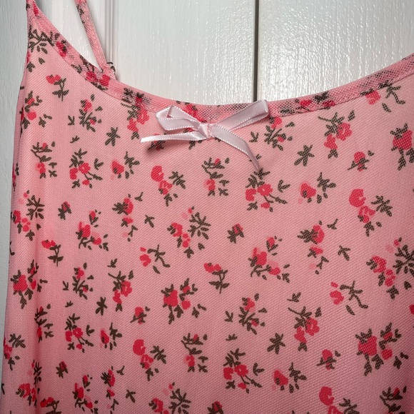 Romwe pink floral maxi dress - Picture 2 of 5